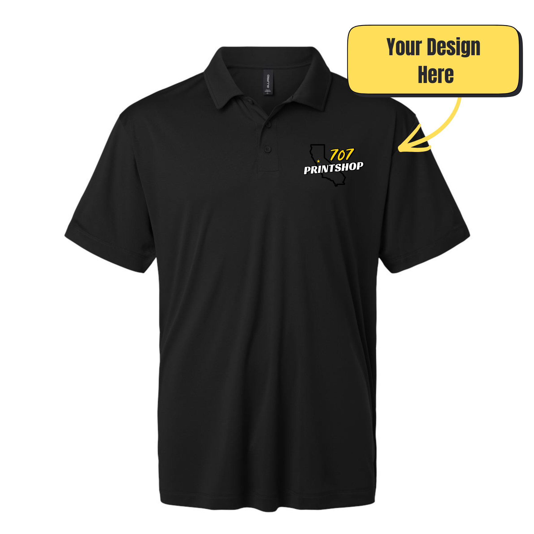 Allpro Polo - Embroidered Design
