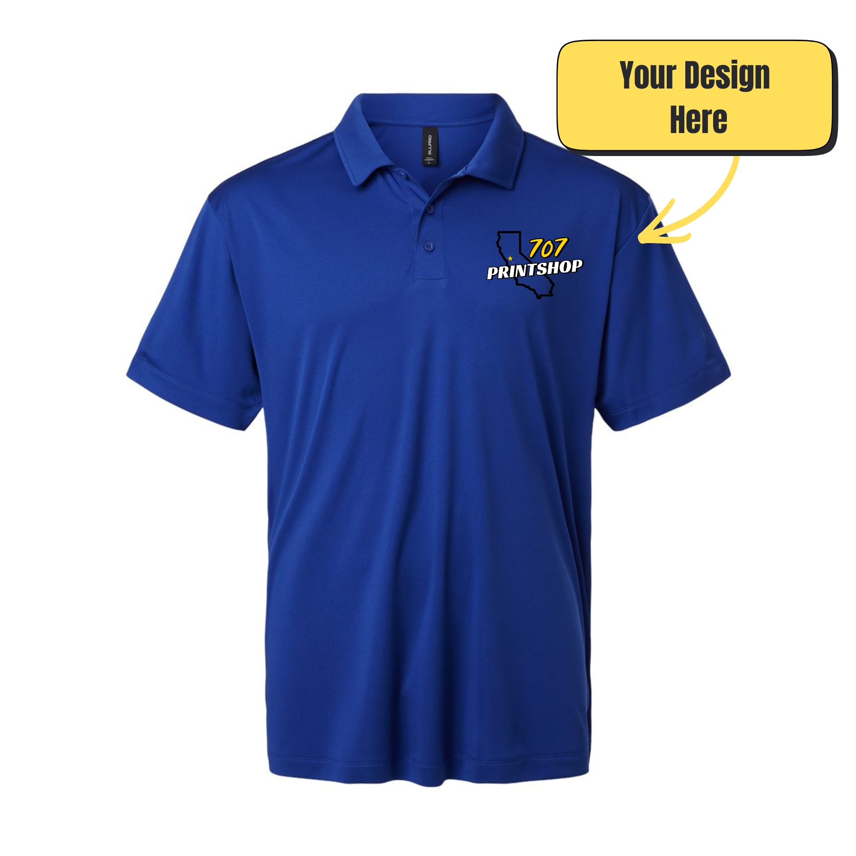 Allpro Polo - Embroidered Design