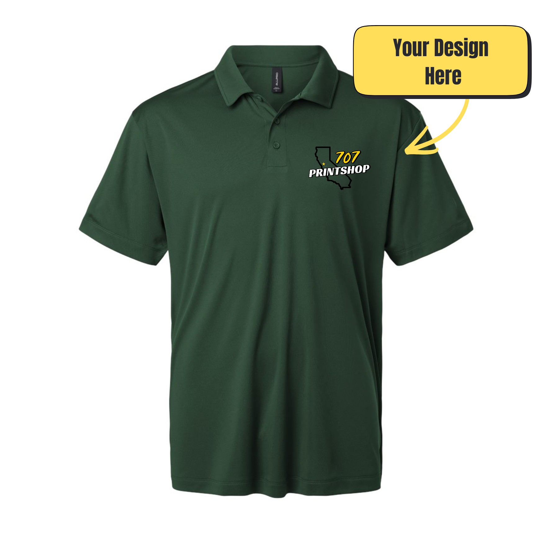 Allpro Polo - Embroidered Design