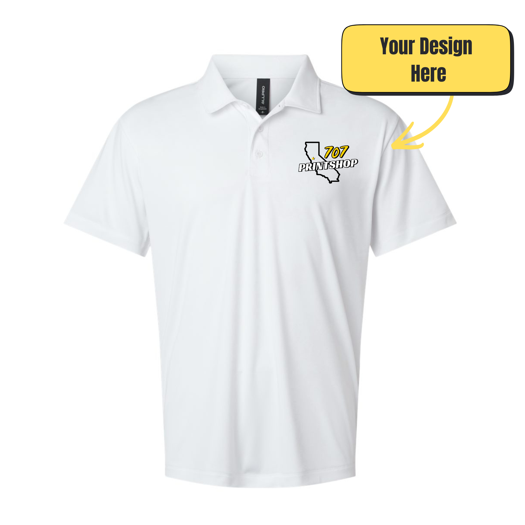 Allpro Polo - Embroidered Design